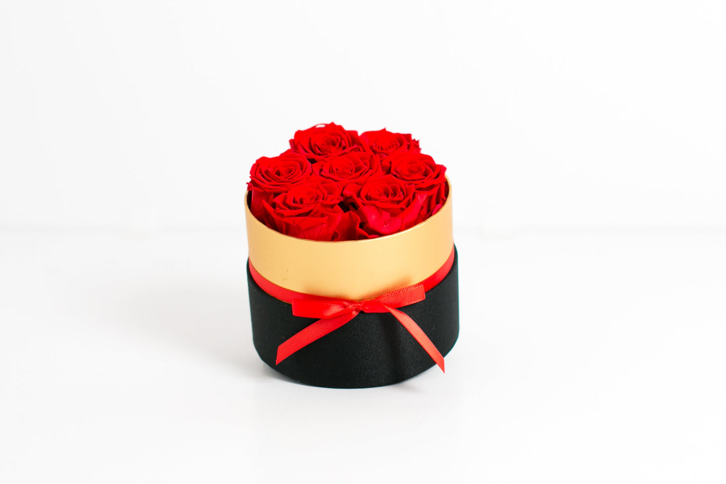 Classic Red Round - Juliet's Roses