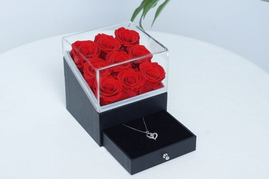 Preserved Rose Jewelry Box - Juliet's Roses